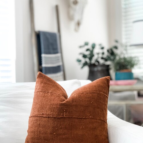 Maxwell Authentic African Mud Cloth Pillow Cover Mudcloth Etsy Canada