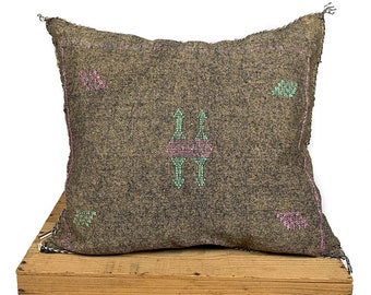 Moroccan Sabra Cactus Silk Pillow Cover