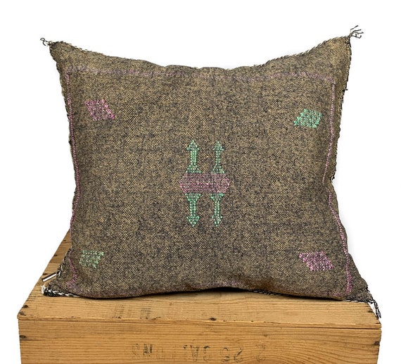 Moroccan Sabra Cactus Silk Pillow Cover