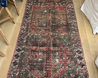 Vintage Turkish Kilim Runner Rug