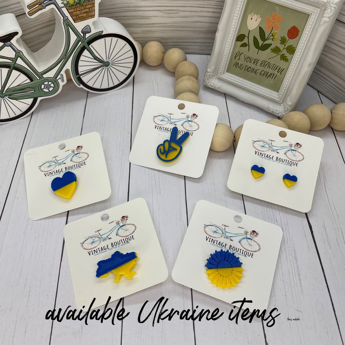 Ukraine Flag Lapel Pin Ukrainian Flag Stand With Ukraine Etsy