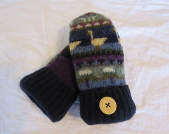 Recycled Sweater Mittens