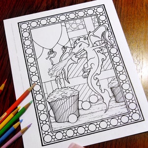 Fantasy Coloring Pages - Digital Download - Coloring Page - Colouring Pages