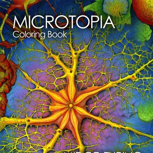 Microtopia - Coloring Book - 50 Amazing Images! - Digital Download - Grayscale - Adult Coloring Books - Coloring Pages