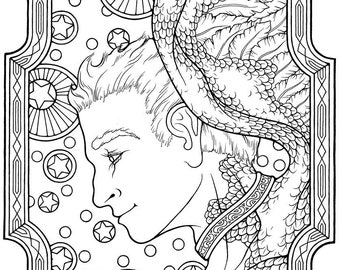 Angel Coloring Pages - Angelic Art - Angel Coloring - Christian Coloring Page
