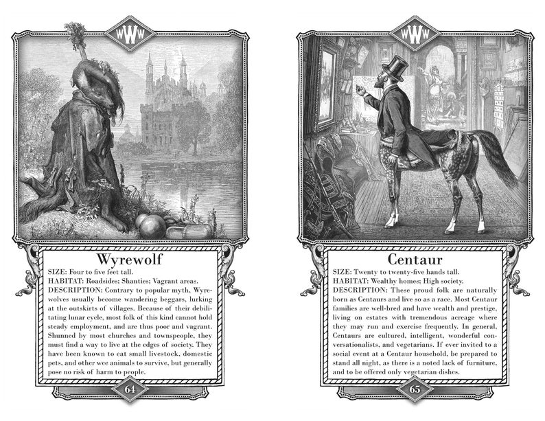Field Guide Bestiary Steampunk Bestiary - Victorian Field Guide - Fairytale Art - Whimsy ...