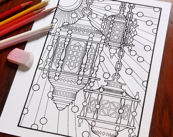 Fantasy Coloring Pages - Digital Download - Coloring Page - Colouring Pages