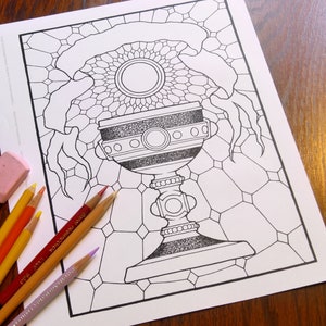 Fantasy Coloring Pages - Digital Download - Coloring Page - Colouring Pages