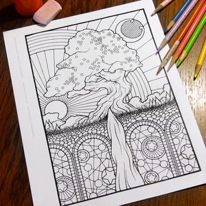 Fantasy Coloring Pages - Digital Download - Coloring Page - Colouring Pages