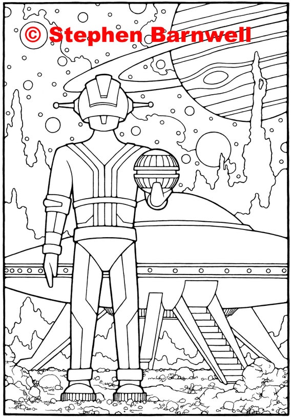BOB From Monster Vs Aliens Coloring Page : Color Luna