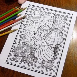 Fantasy Coloring Pages - Digital Download - Coloring Page - Colouring Pages