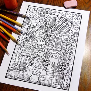 Fantasy Coloring Pages - Digital Download - Coloring Page - Colouring Pages