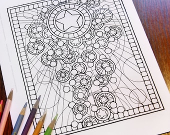 Fantasy Coloring Pages - Digital Download - Coloring Page - Colouring Pages