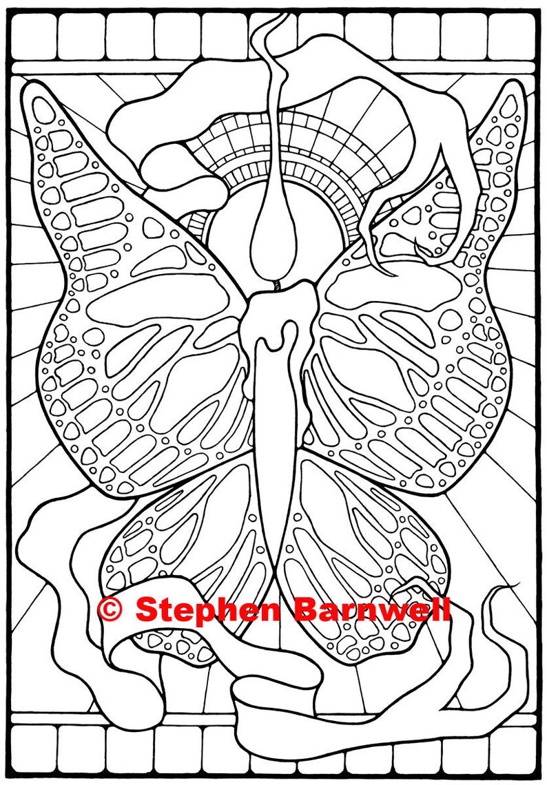 Download Fantasy Coloring Pages Digital Download Coloring Page | Etsy