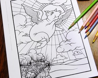 Kolorowanki Fantasy - Pobieranie cyfrowe - Kolorowanka - Kolorowanki