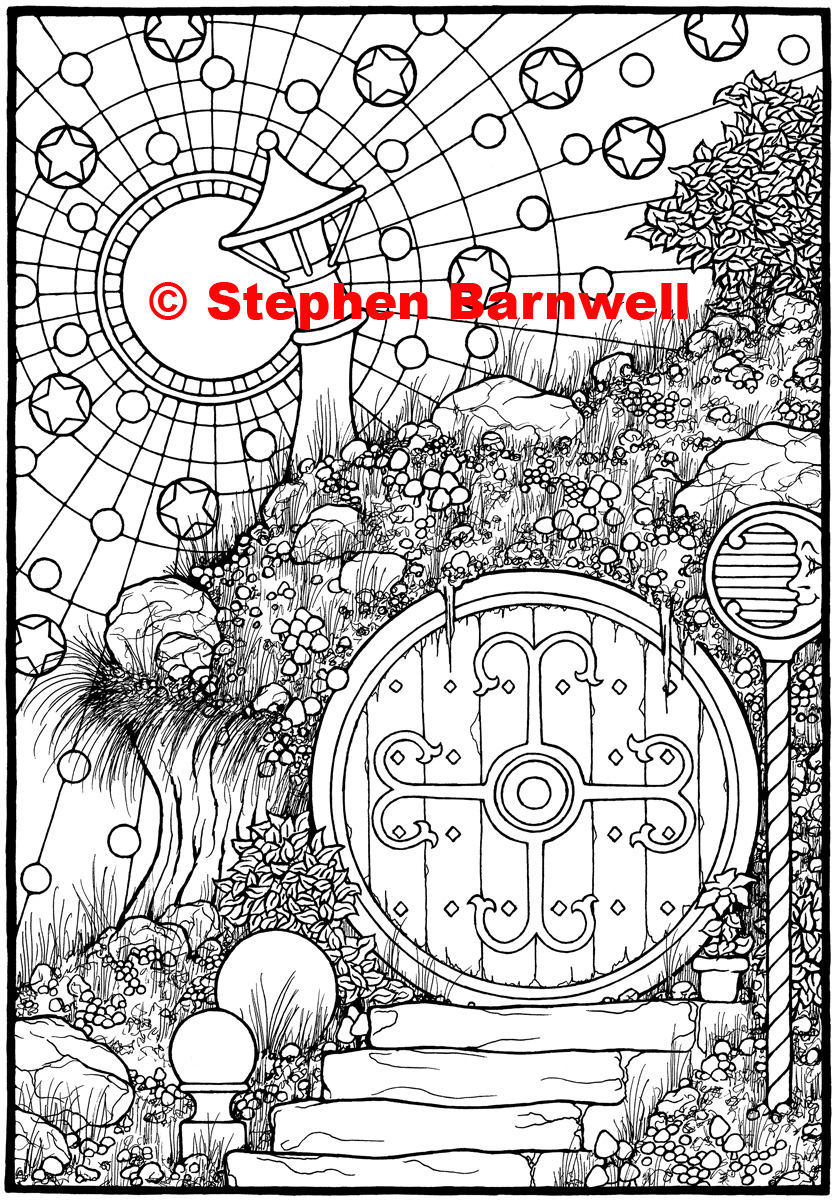 Fantasy Coloring Pages Digital Download Coloring Page | Etsy