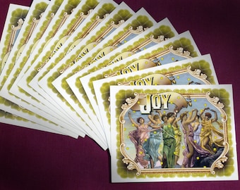 Postkarten Set - JOY - Set mit 12 Postkarten - Pen Pal - Snail Mail