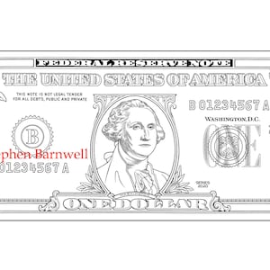 Coloring Page - Color of Money! - Colouring Page - Digital Download