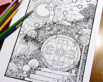 Kolorowanki Fantasy - Pobieranie cyfrowe - Kolorowanka - Kolorowanki