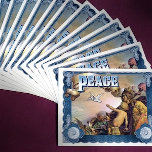 Postcard Set - PEACE - Set of 12 Postcards - Pen Pal - Snail Mail