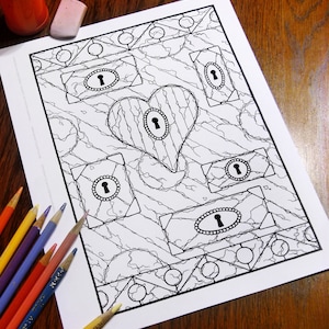 Fantasy Coloring Pages - Digital Download - Coloring Page - Colouring Pages