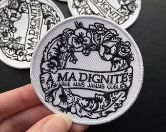Embroidered patch - homage to lost dignity