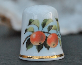 Royal Stafford Butterflies in fruit tree Blossom Vintage china thimble