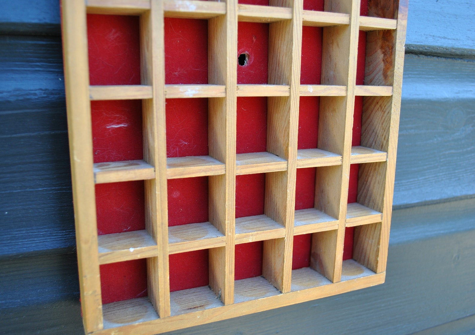 Vintage wooden thimble display Holds 30 thimbles Etsy