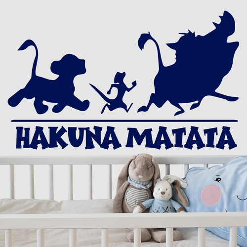 Lion King Baby Boy Nursery Wall Decal Etsy
