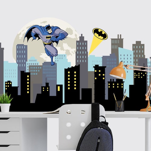 Miles Morales Wall Decal Boys Room Decor Superhero Spiderman Etsy