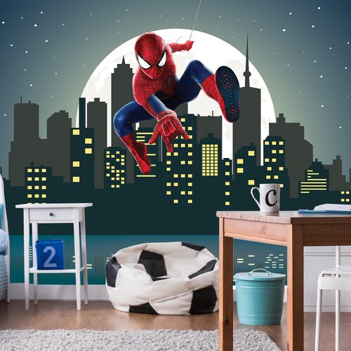 Comics Wallpaper Peel and Stick Kids Spiderman Teen Boys Room - Etsy
