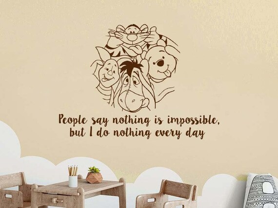 classic winnie the pooh wall decals