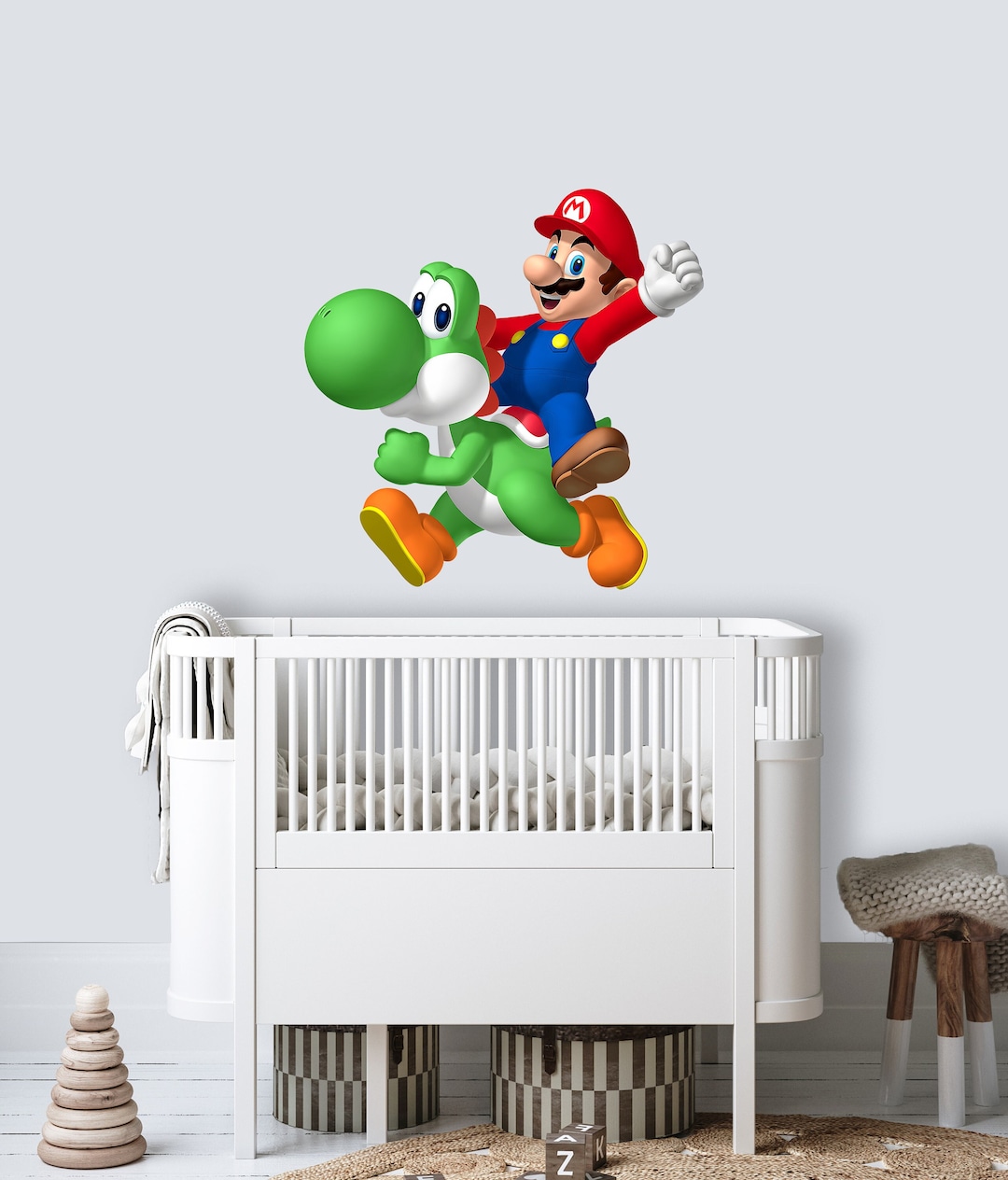 Stickers Muraux Nintendo Super Mario tous les personnages