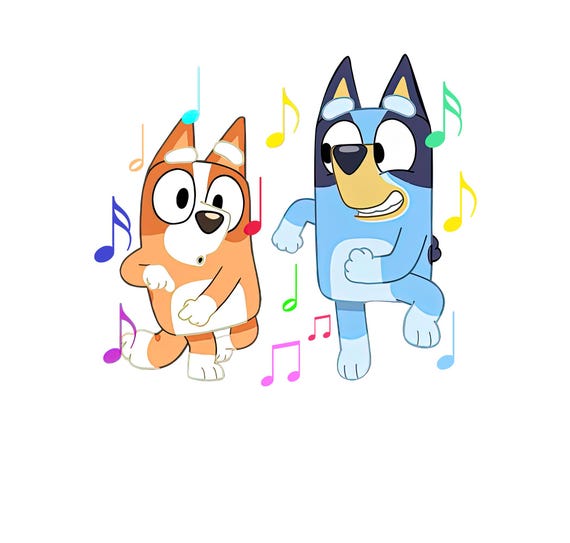 Bluey PNG, Bluey Friend Png, Bluey Gift, Bluey Birthday Gift, Bluey PNG, Bluey Mom PNG, Bluey Dog Family Png, Bluey Dad Png
