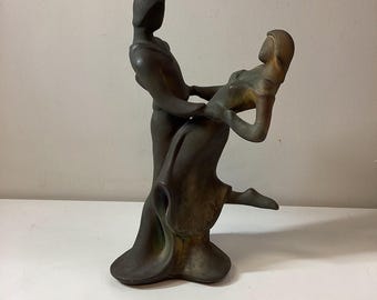 Vintage 1994 Tuzarov "Zaro" Raku Pottery Sculpture
