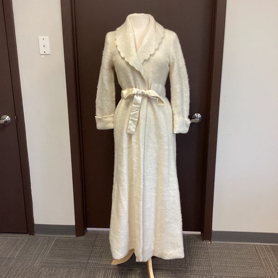 Vintage 1960s Christian Dior Mohair Long Robe Etsy