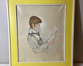 Vintage Michel Viot Listed French Artist Framed Art