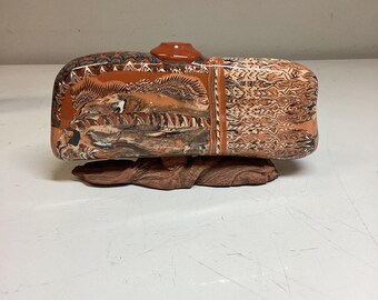 Vintage Claire Rogers French Artist Signed Pottery