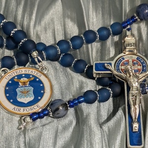Blue US Air Force Rosary