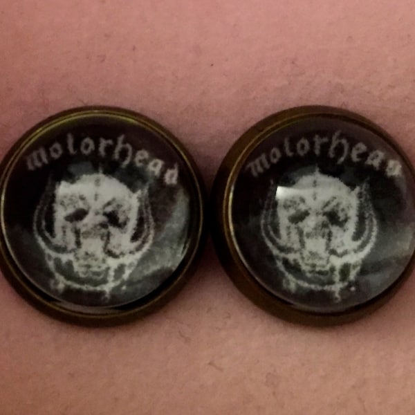 Motorhead Handmade Stud Earrings