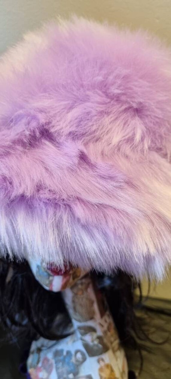 Magenta Pink-Super Fluffy Luxury Faux Fur Bucket Hat-Pink Fur-Fuzzy Bucket  Hat-Festival Hat-Fur Hat-Fake Fur Hat-Rave Hat-Blue Bucket Hat