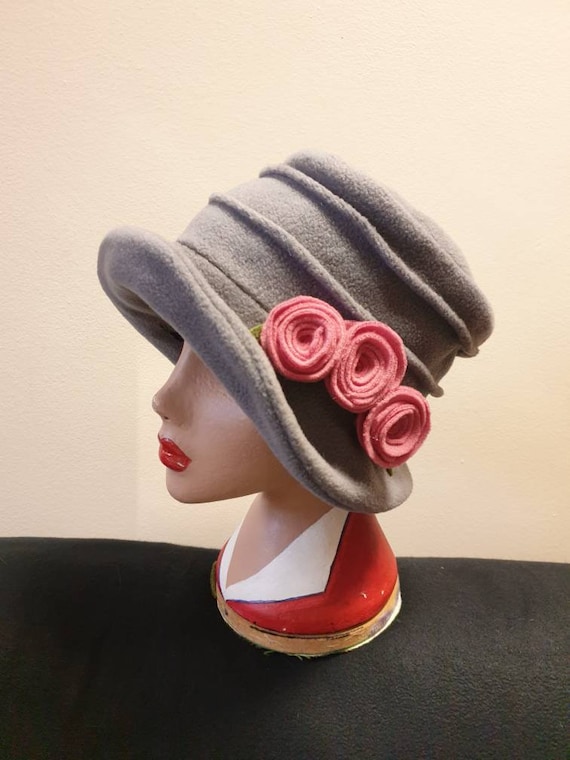 Light Grey Fleece Hat-polar Fleece 