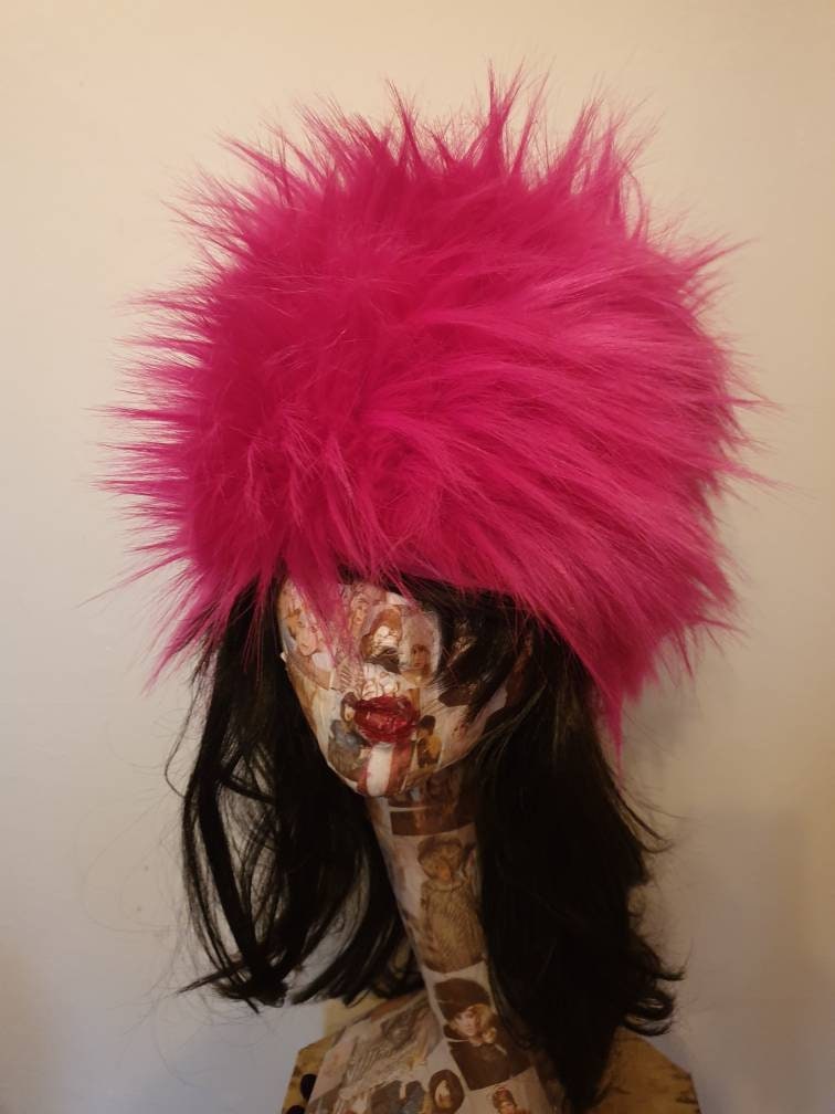 Pangasa Powder Pink Faux Fur Tie Hat main image 1
