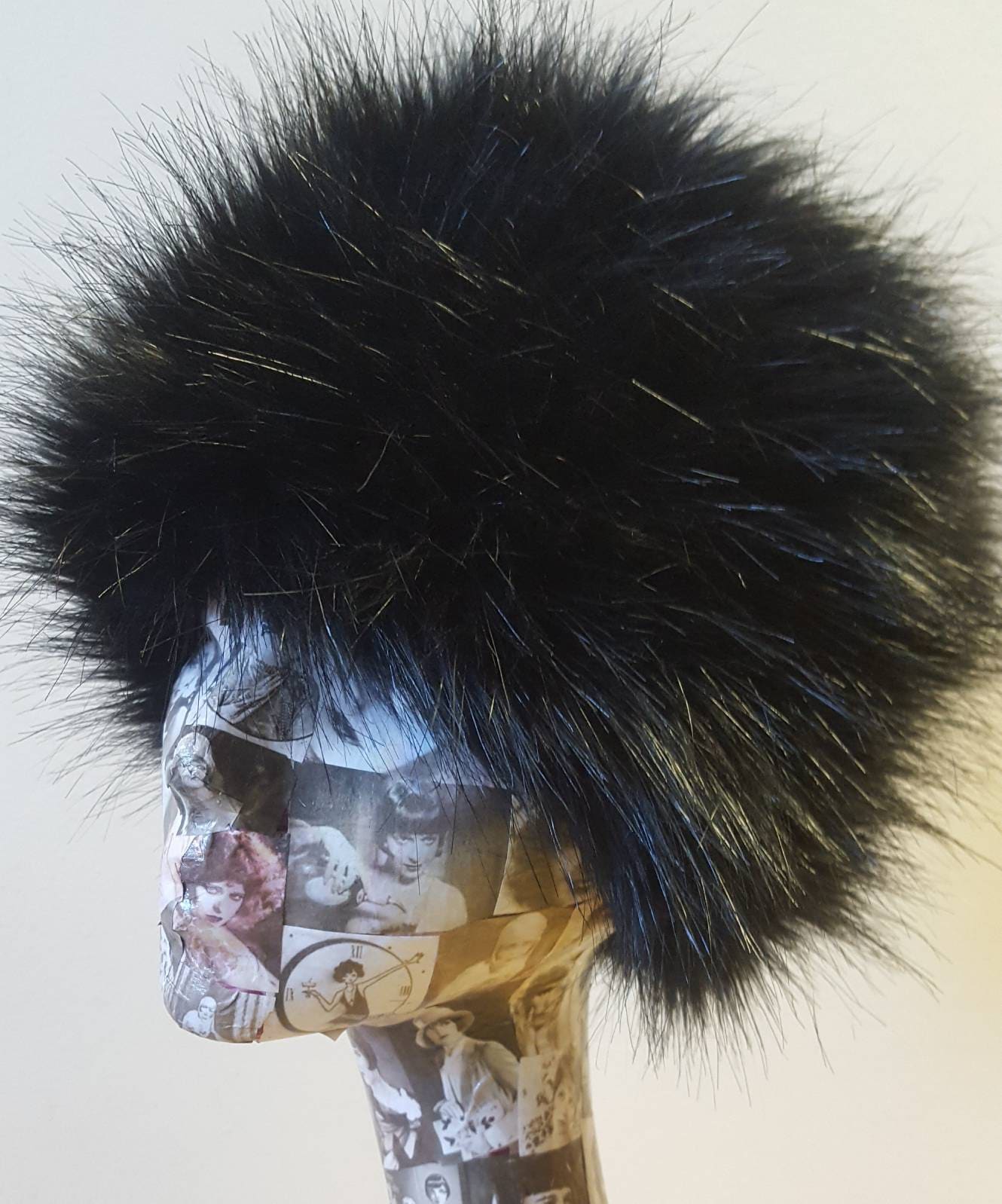 Luxury Faux Fox Fur Hat With Cosy Polar Fleece Lining-fake Fur 