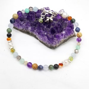 Gates of Heaven Gemstone Bracelet: Biblical Stones, Adjustable Length