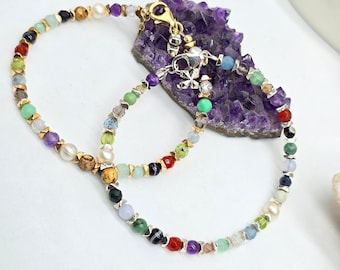 Gemstone Gates of Heaven Bracelet: Christian Jewelry with Biblical Stones