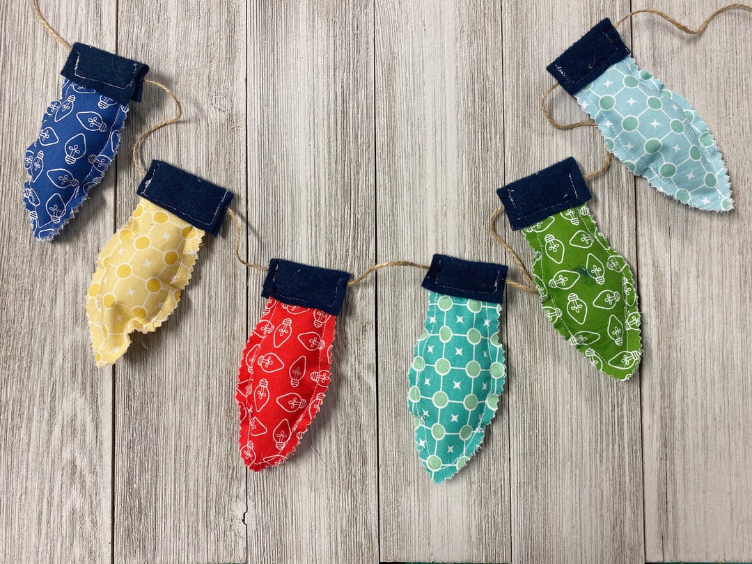 Easy Sew Christmas Light Garland Kit Learn to Sew Pattern Beginner ...