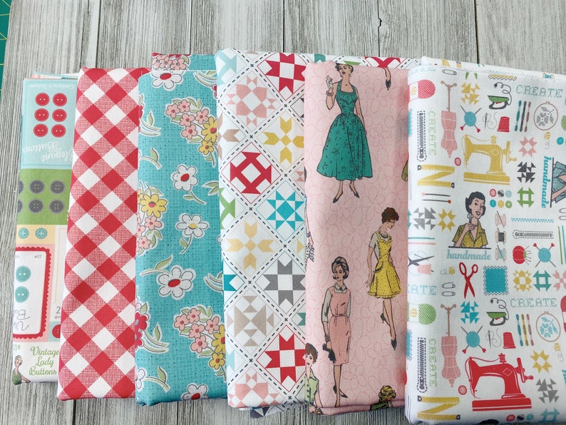 My Happy Place Lori Holt Home Decor Fabric One Yard Bundle Etsy