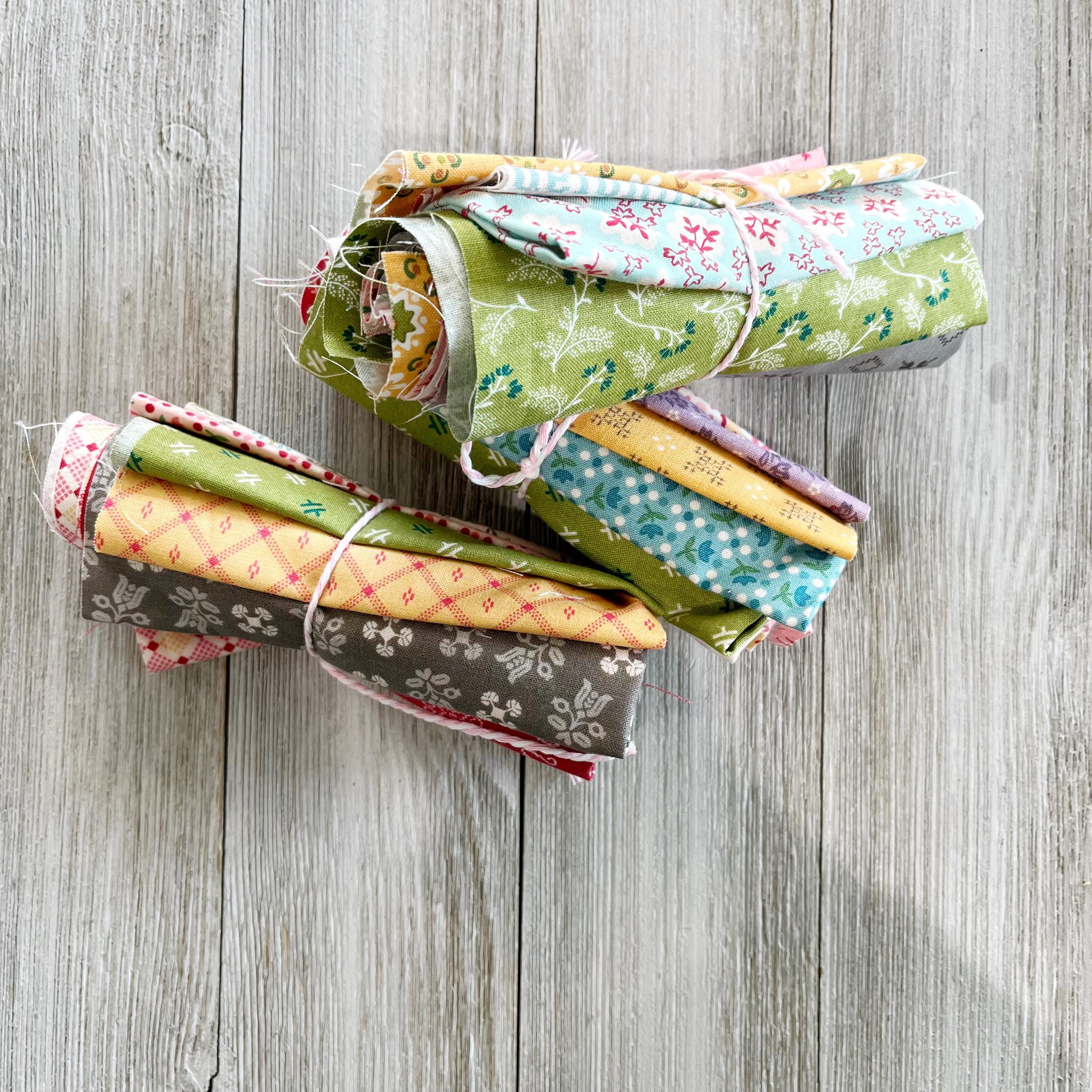 Piece and Plenty Scrappy Fat 1/16 Yard Bundle of 10 Prints Lori Holt ...
