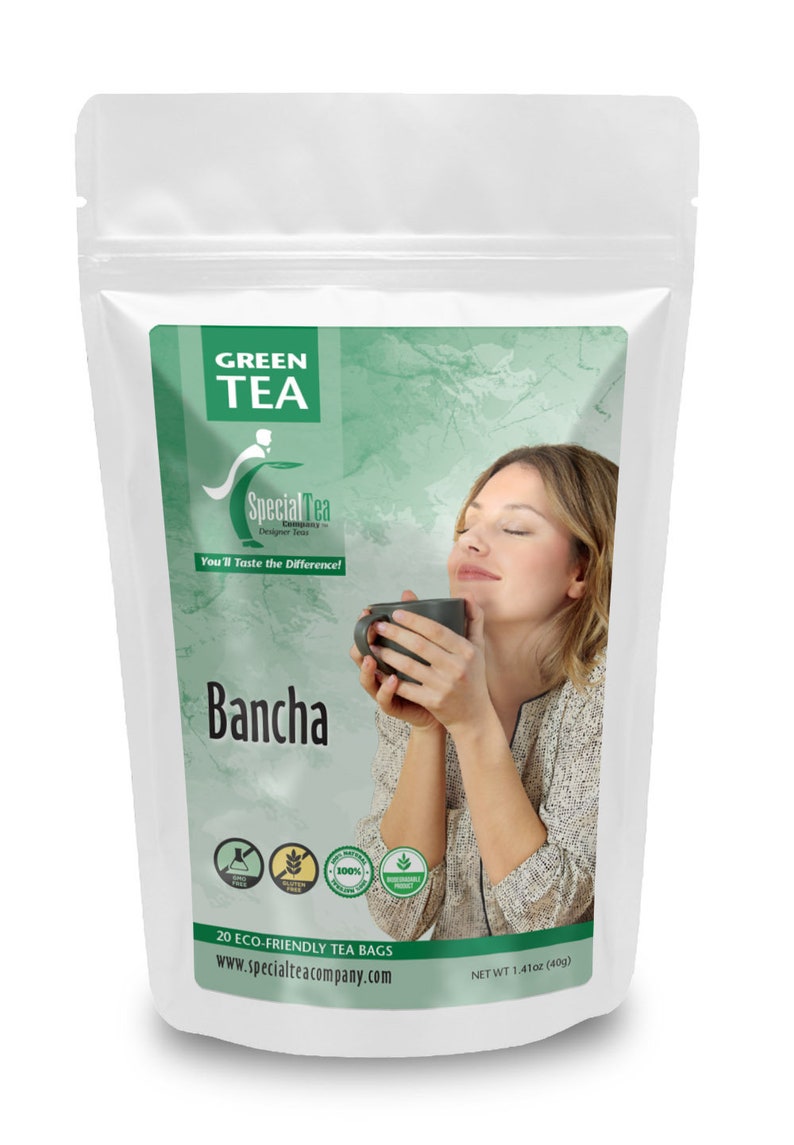 Bancha Green Tea, 20 Bags image 2